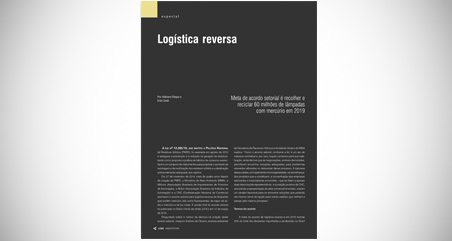 Especial Logística Reversa Lâmpadas