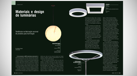 Tendências design luminárias